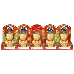 Lindt Teddy Milk Chocolate Mini 5 Pack Perforation 5x 10g